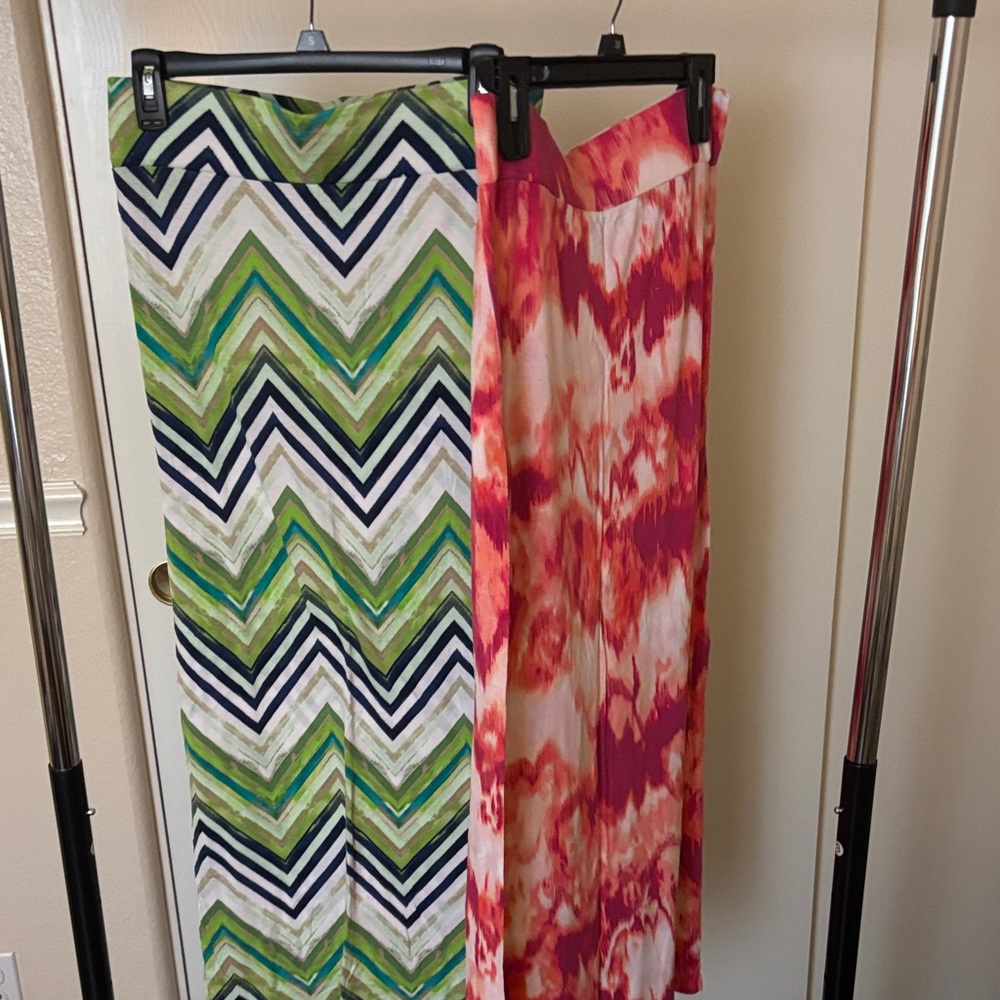 Multi and Tie-Dye Maxi Skirts